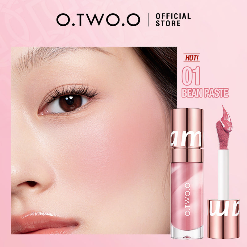 O.TWO.O 2025 New Arrival Liquid Blush in Pink Nude Brown Face Makeup