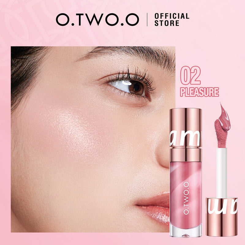 O.TWO.O 2025 New Arrival Liquid Blush in Pink Nude Brown Face Makeup