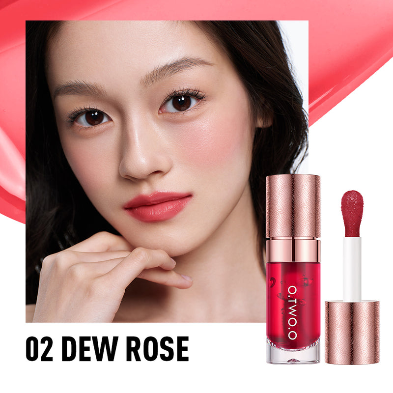 O.TWO.O Popular Multi-Purpose High Pigment Lip Tint Long-Lasting Cheek Blush Liquid Gloss