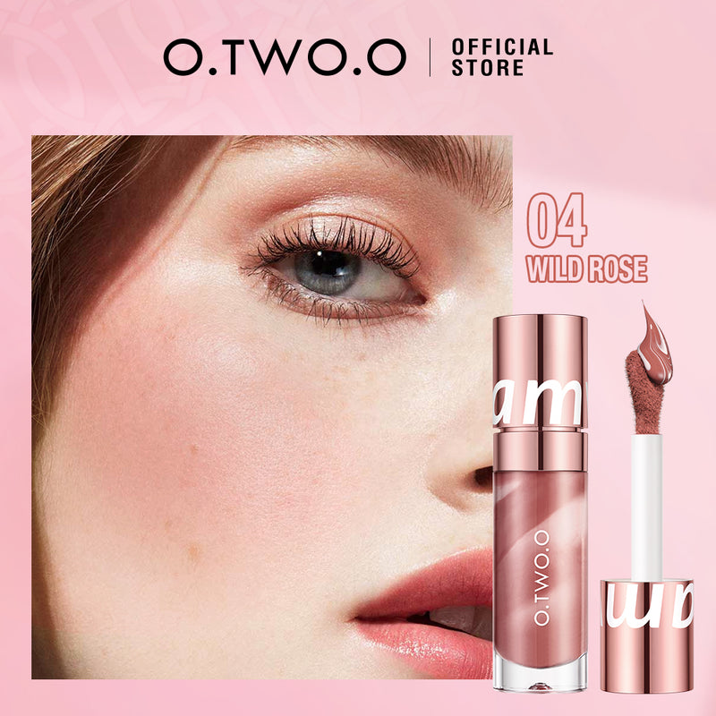 O.TWO.O 2025 New Arrival Liquid Blush in Pink Nude Brown Face Makeup