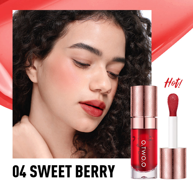 O.TWO.O Popular Multi-Purpose High Pigment Lip Tint Long-Lasting Cheek Blush Liquid Gloss