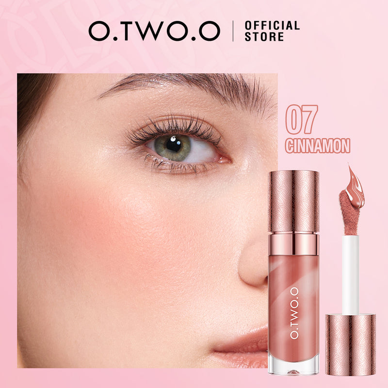 O.TWO.O 2025 New Arrival Liquid Blush in Pink Nude Brown Face Makeup