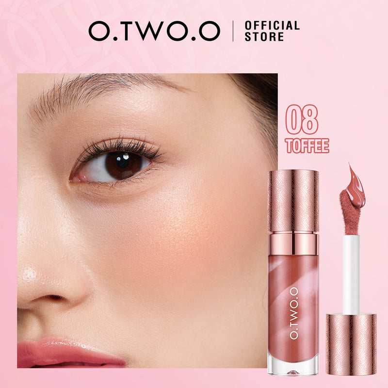 O.TWO.O 2025 New Arrival Liquid Blush in Pink Nude Brown Face Makeup