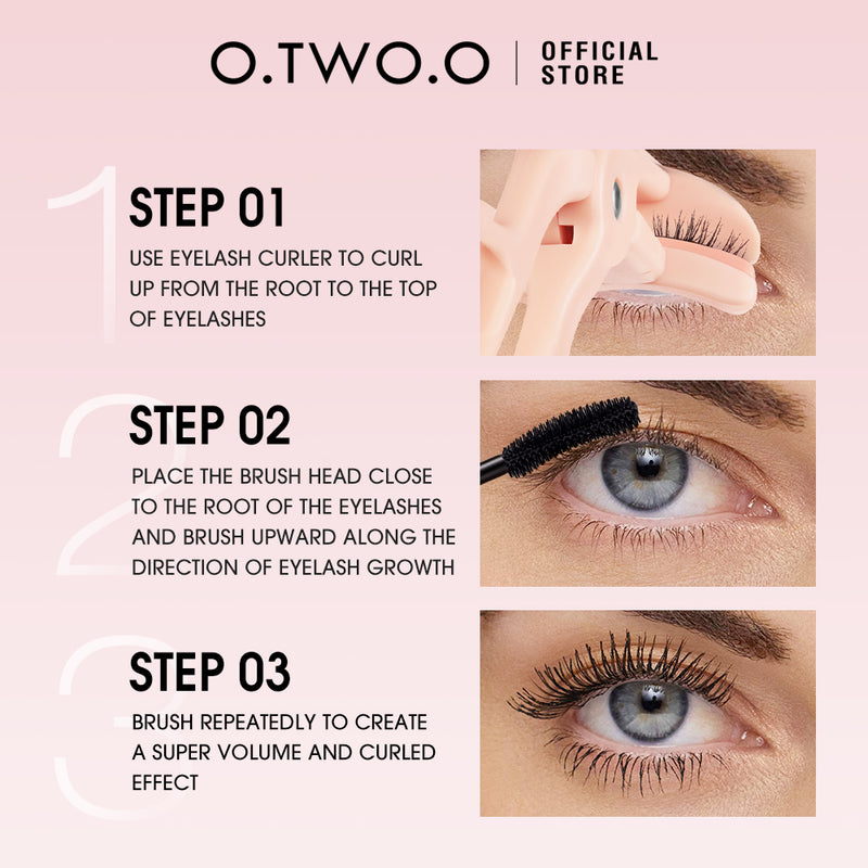 O.TWO.O 2025 New Arrival Black Brown Liquid Lengthening Curl Waterproof Eyelash Mascara