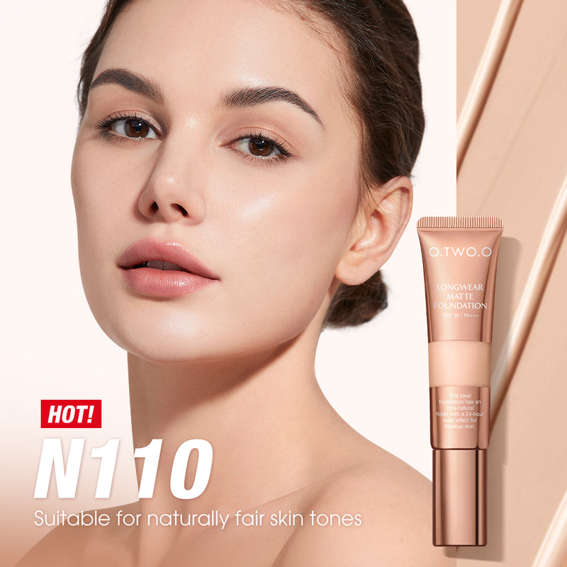 O.TWO.O High Quality Good Coverage Matte Finish Liquid Foundation