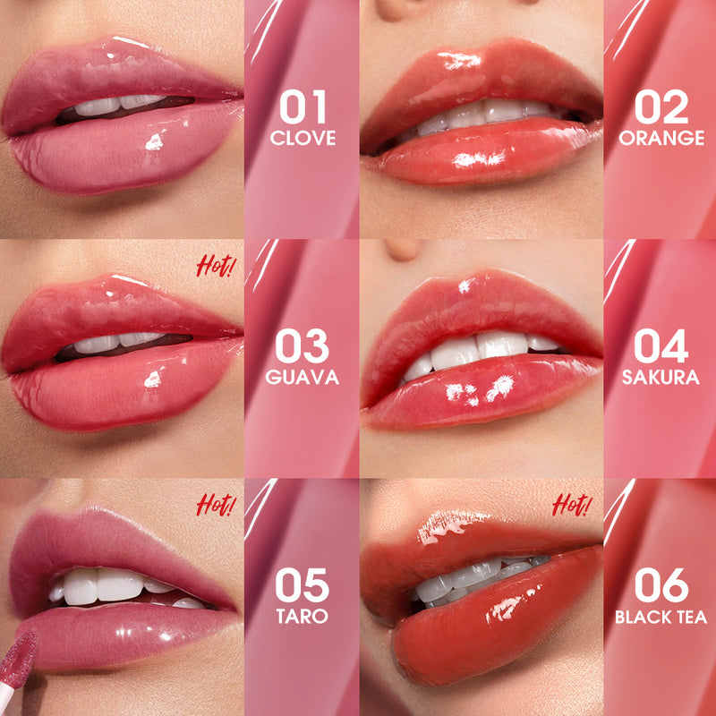 O.TWO.O 2025 New Arrival 12 Colors High Shine Nourishing Lip Gloss Water Gloss Lip Glaze