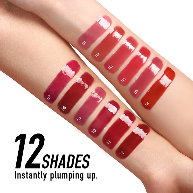 O.TWO.O 2025 New Arrival 12 Colors High Shine Nourishing Lip Gloss Water Gloss Lip Glaze