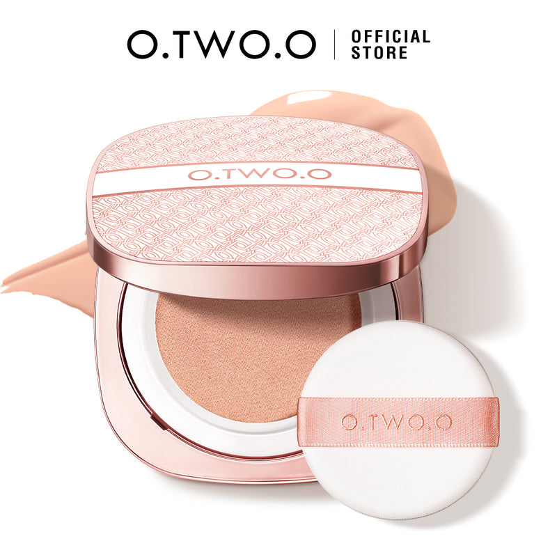 O.TWO.O 2025 BB Cushion Liquid Foundation Medium Coverage Moisturizing Brightening Oil-Control