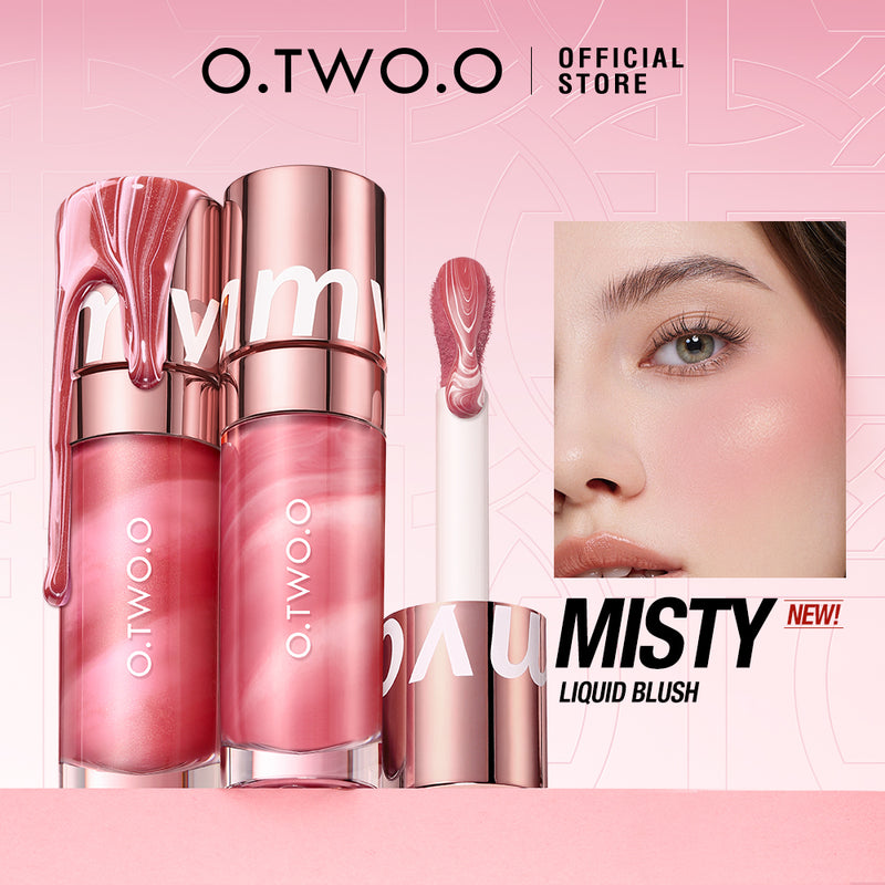 O.TWO.O 2025 New Arrival Liquid Blush in Pink Nude Brown Face Makeup