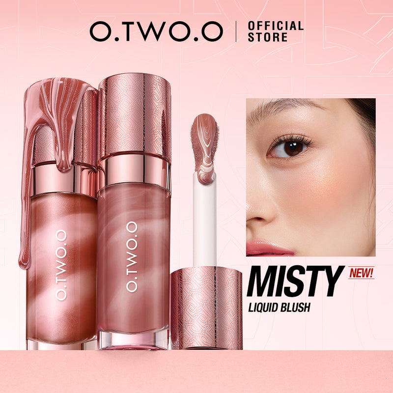 O.TWO.O 2025 New Arrival Liquid Blush in Pink Nude Brown Face Makeup