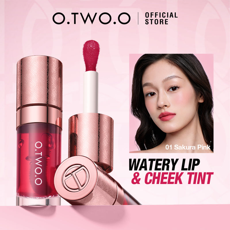 O.TWO.O Popular Multi-Purpose High Pigment Lip Tint Long-Lasting Cheek Blush Liquid Gloss